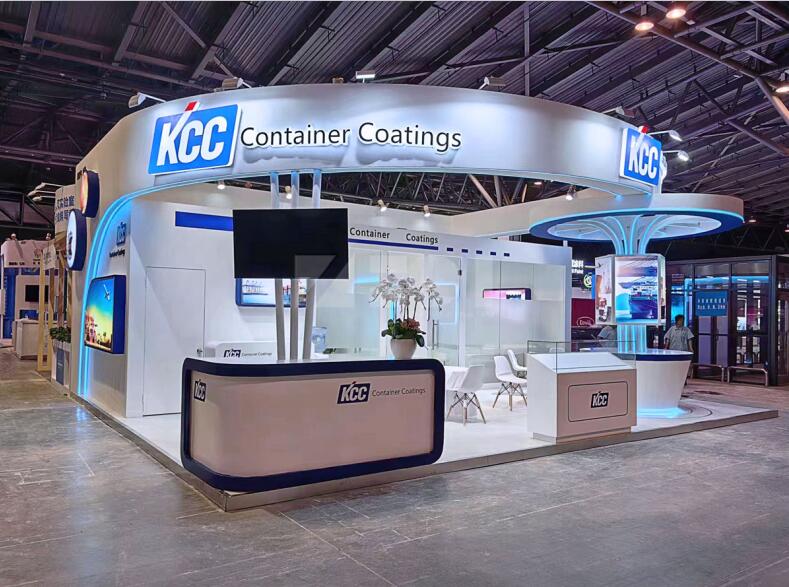 集裝箱多式聯運展位搭建布置