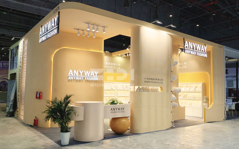 紡織面料展臺搭建